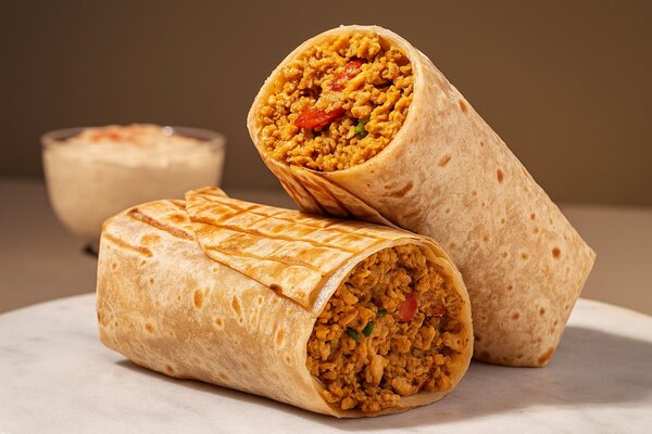 Soy Keema Wrap