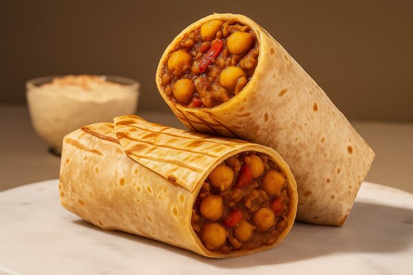 Masala Chole Wrap
